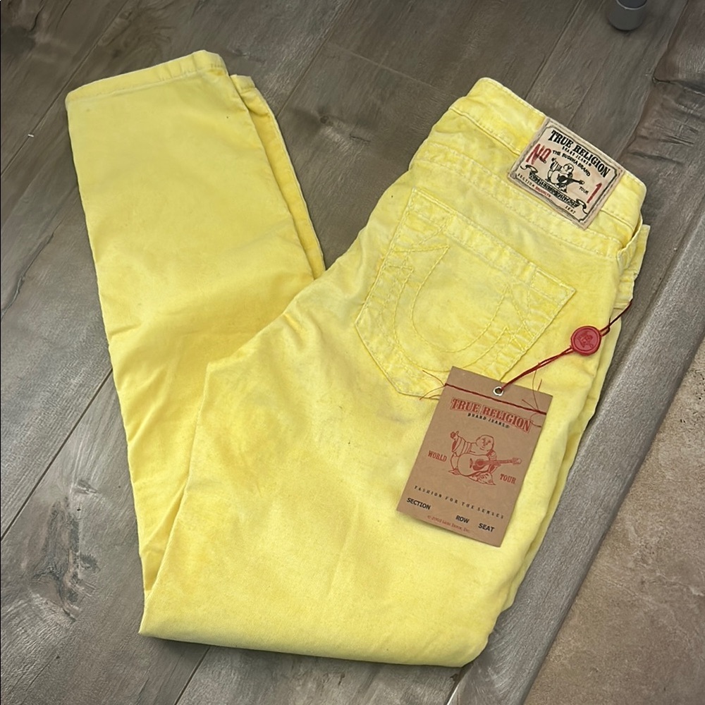 True Religion Yellow Women's Jeans